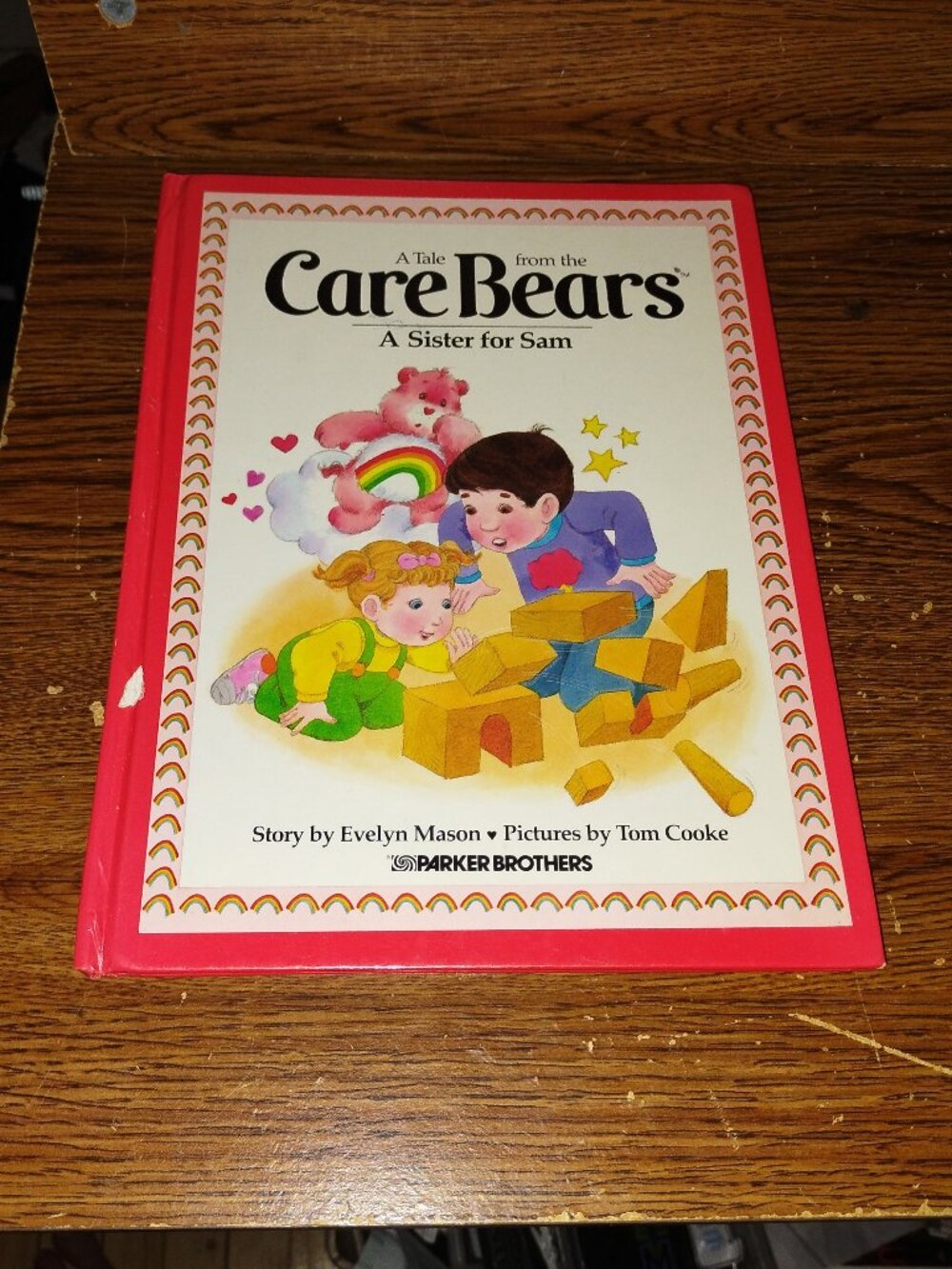 Care Bears: A Sister for Sam (Disney, 1983) Hardcover Book